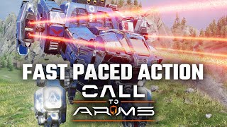 Fast Paced Action  Call to Arms DLC for Mechwarrior 5 Mercenaries Episode 3 [upl. by Tessie46]