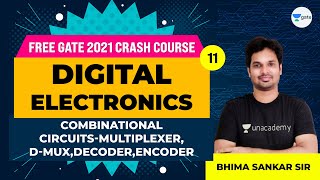 Digital Electronics  Combinational Circuits  Multiplexer DeMux Decoder Encoder  Lec 11  GATE [upl. by Waers]