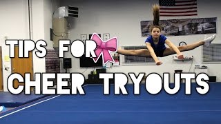 How to make your Cheer Team Tryout Tips [upl. by Brouwer]