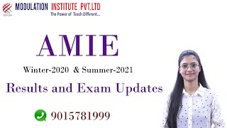 AMIE Winter2020 Result amp Summer2021 Exam Details AMIE exam Details 2021AMIE Result amp Exam update [upl. by Barram]