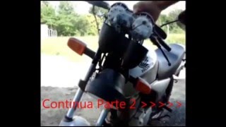 Como trocar lampada painel honda titan queimada 150 substituir parte 1 [upl. by Ellerehs811]