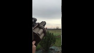 Test lance grenade ICS GLM 190 avec grenade Eagle force 40 mm [upl. by Robinet223]