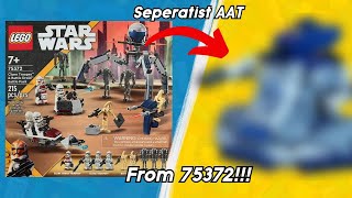 AAT From 2x 75372 Clone Trooper and Battle Droid Battle Pack [upl. by Ahsilad387]