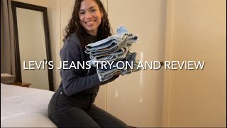 Levi’s 501 and Levi’s Ribcage Jeans TryOn and Review [upl. by Amihc]