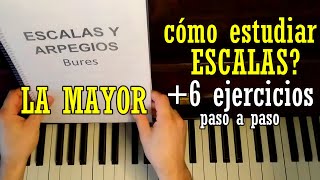 LA MAYOR ESCALA CON 3 SOSTENIDOS BURES ESCALAS⏱️5 A 10 MINUTITOS DIARIOS 56 [upl. by Kayne]