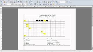TuT 1 Kreuzworträtsel erstellen [upl. by Demodena794]