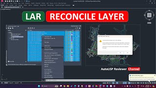 How to fix Unreconciled Layers message in AutoCad  Tắt thông báo trong AutoCAD AutoLISP Reviewer [upl. by Vivyan]