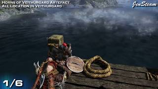 God of War All Artifacts in Veithurgard Region Horns of Veithurgard [upl. by Nodyl673]