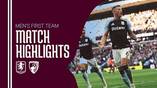 HIGHLIGHTS  Aston Villa 11 Bournemouth [upl. by Ronile166]