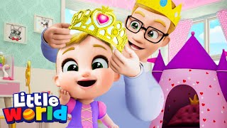 Princess Song  Kids Songs amp Nursery Rhymes by Little World [upl. by Doner]