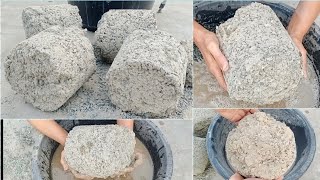 ASMRgiant buckets🛢soft crunchy crispy concert texture💦crumblesoddly satisfyinggrittyasmrcement [upl. by Ecinrev]