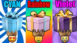 Choose your gift 🎁 3 gift box challenge 12  Violet Rainbowamp Cyanchooseyourboxchooseyourgift [upl. by Suirtimed276]