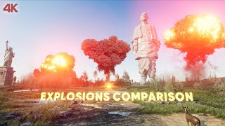 EXPLOSIONS Size Comparison  3D [upl. by Kylila]