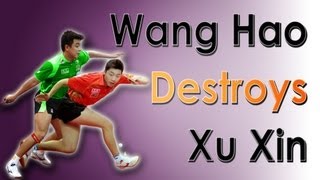 Wang Hao Destroys Xu Xin [upl. by Krell464]