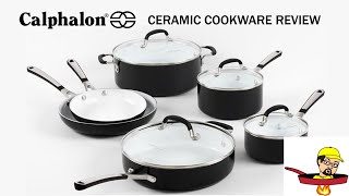 Calphalon Ceramic Cookware  PRODUCT REVIEW [upl. by Anneres800]