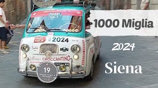 Mille miglia 2024 Classic Car Rally in Tuscany 2024614 【SIENA】 [upl. by Kristian98]