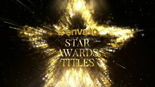 Star Awards Titles Opener  After Effects Template  aetemplates [upl. by Annotahs]