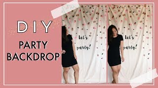 DIY Party Backdrop  DIY Party Decor Ideas [upl. by Winzler]