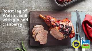 How to Cook Roast Leg of Lamb  Delicious recipe with Gin and Cranberry [upl. by Adnamma458]