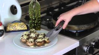 How to Make Stuffed Mushrooms for Grilling  Simply Delicious Recipes [upl. by Darken830]