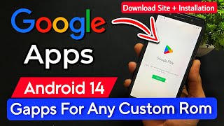 How To Install Gapps On Any Custom Rom Gapps For Android 14 Custom Rom Encrypted amp Decrypted Rom [upl. by Gnurt369]