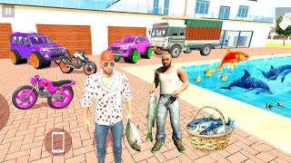 Franklin Purchase New Fish Car In Indian Bikes Driving 3d [upl. by Aileen183]