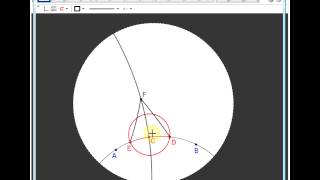 Geometric Constructions in the Poincare Disk [upl. by Lennox]