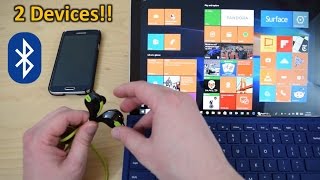 How to Pair Bluetooth Headphones to Smartphone and PC or Tablet at the Same Time [upl. by Negaem]