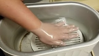 Paraffin Wax Hand treatment [upl. by Ennyroc402]