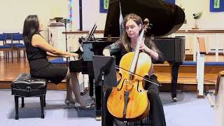 Fanny Mendelssohn Fantasie in g minor for cello amp piano  Julie Reimann cello Ellyses Kuan piano [upl. by Rolan]