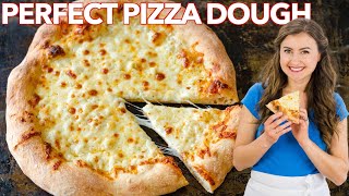 Best Homemade Pizza Dough Recipe  How To Make Pizza Crust [upl. by Aney186]