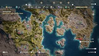 Assassins Creed Odyssey Bandit Camps Locations Map  No Commentary [upl. by Lamonica342]