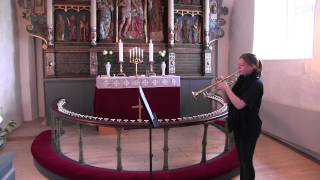 Martine Brumsbjerg Spiller Trompet I Henne Kirke 2015 [upl. by Christianson625]