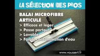 Balai microfibre sol professionnel wwwvoussertfr [upl. by Melc402]