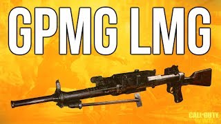 WW2 In Depth GPMG LMG Review Call of Duty WWII [upl. by Merari]