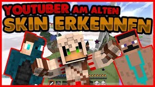 Bedwars YouTuber an ihrem ALTEN Minecraft Skin erraten  Lumpi minimichecker [upl. by Idell]