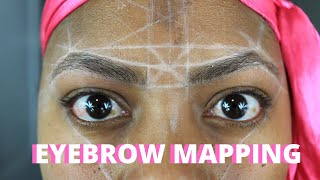 HOW TO EYEBROW MAPPING IS IT DIY FRIENDLY ALSO WE DOING HENNA BROWS [upl. by Hunsinger]