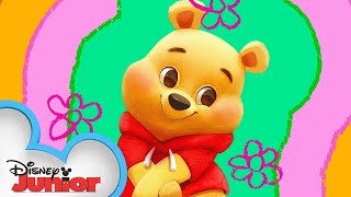 Winnie the Pooh Theme Song From quotDisney Junior Music Playdate with Winnie the PoohquotVisualizer [upl. by Noitsirhc]