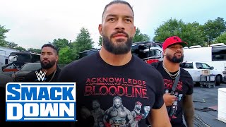 Roman Reigns arrives to SmackDown in style SmackDown Aug 5 2022 [upl. by Bottali]