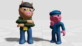 Animation Style Experiment A Roblox Piggy Animation [upl. by France]