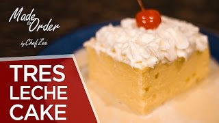 Tres Leche Cake  Holiday Desserts  Made to Order  Chef Zee Cooks [upl. by Pirnot]