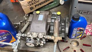 Rutland Pumps Gearbox Replacement amp Lubrication  Interpump RS500 [upl. by Macmahon]