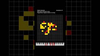 Die Hard Pattern in Conways Game of Life Generates Music computermusic cellularautomata [upl. by Nilrem]