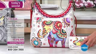 HSN  Anuschka Handbags 03172021  12 AM [upl. by Luanni]