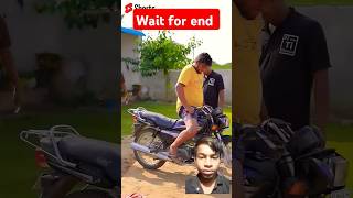 Bike vs man challenge 😍 comedy funny crazyxyz bike usashorts challenge shorts youtubeshorts [upl. by Noyr]