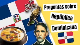 Qué tanto sabes sobre la República Dominicana🇩🇴📚40 preguntas sobre RD🧠🇩🇴 [upl. by Neelat]