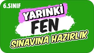 YARINKİ FEN SINAVINDA ÇIKAR ✍🏻 6 SINIF [upl. by Niletac]