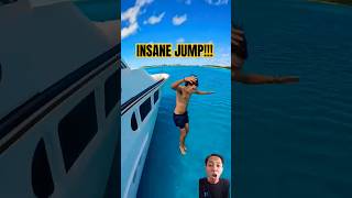 Insane Leap into SharkInfested Waters Two Men’s Crazy Jump Near Huge Shark [upl. by Jeddy]