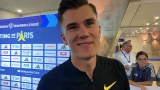 Jakob Ingebrigtsen After Smashing TwoMile World Record In 75410 [upl. by Greenebaum]