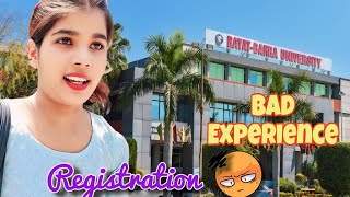 Bad Day 😠  Registration In Rayat Bahra University  Admission  Vlog rayatbahrauniversity vlog [upl. by Osi]